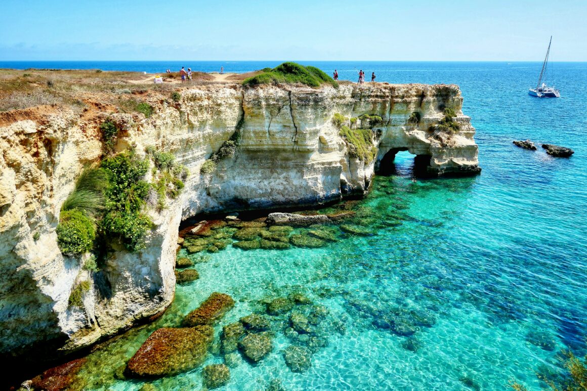 pouilles italie mer