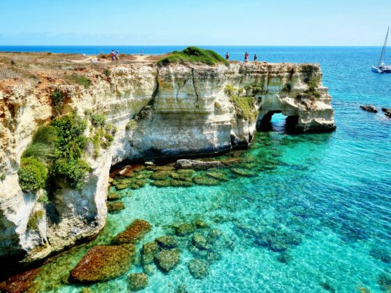 pouilles italie mer