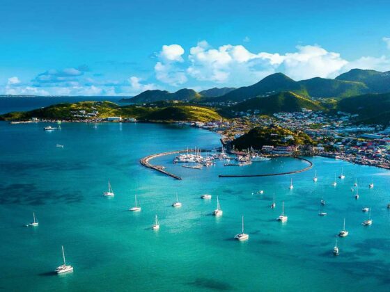 saint martin drone islands