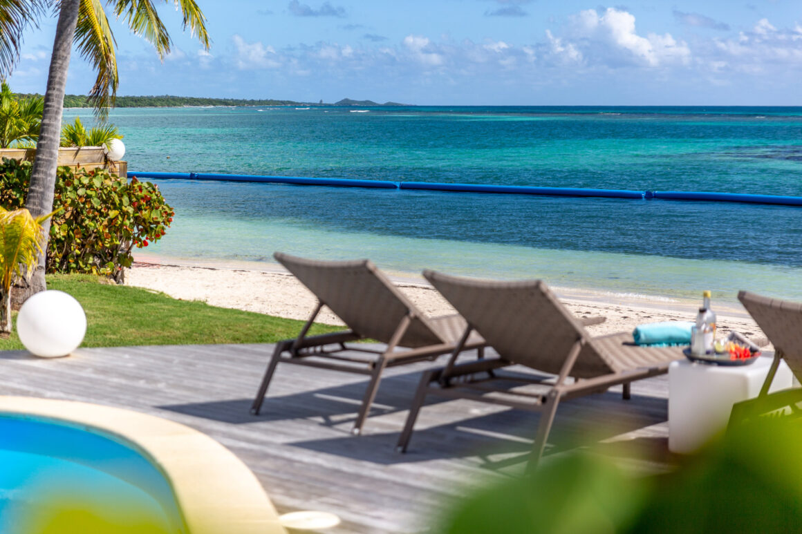 villa de luxe Marine sur la lagon de st francois en guadeloupe