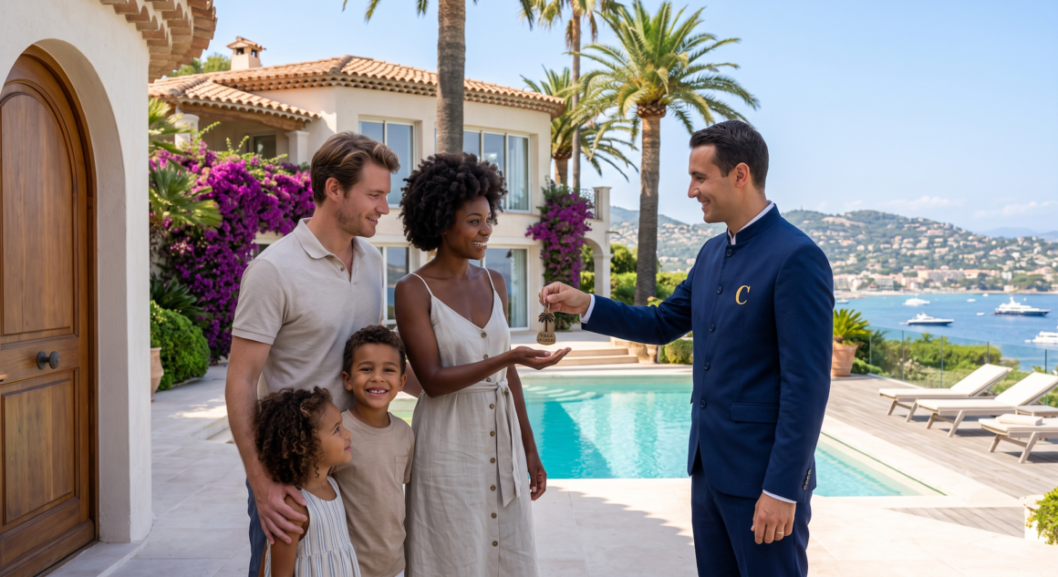 concierge accueil clients villa